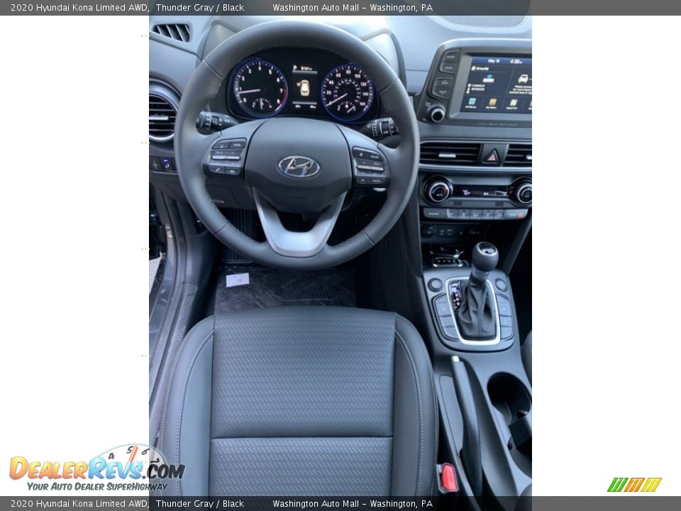 2020 Hyundai Kona Limited AWD Thunder Gray / Black Photo #14