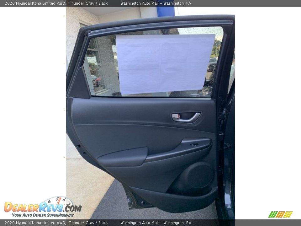 2020 Hyundai Kona Limited AWD Thunder Gray / Black Photo #17