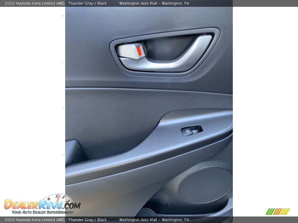 2020 Hyundai Kona Limited AWD Thunder Gray / Black Photo #18