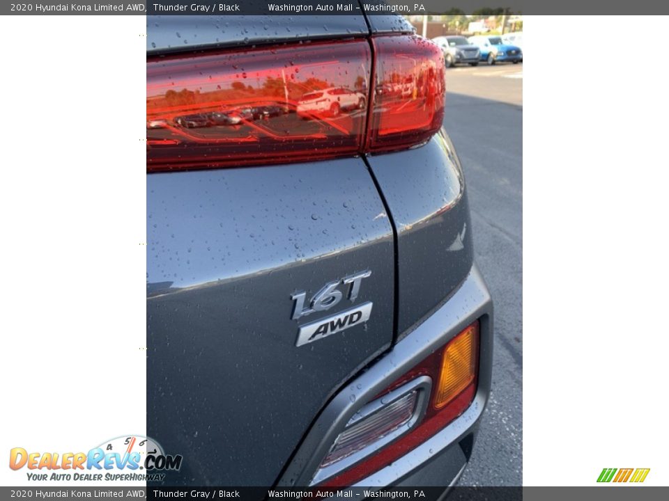 2020 Hyundai Kona Limited AWD Thunder Gray / Black Photo #23
