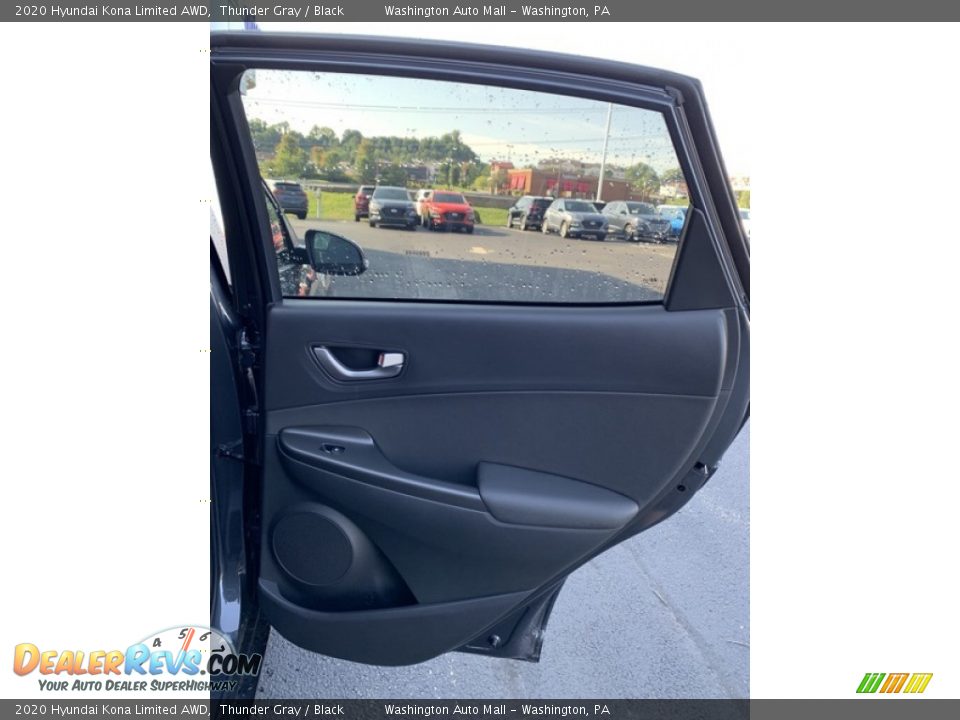 2020 Hyundai Kona Limited AWD Thunder Gray / Black Photo #24
