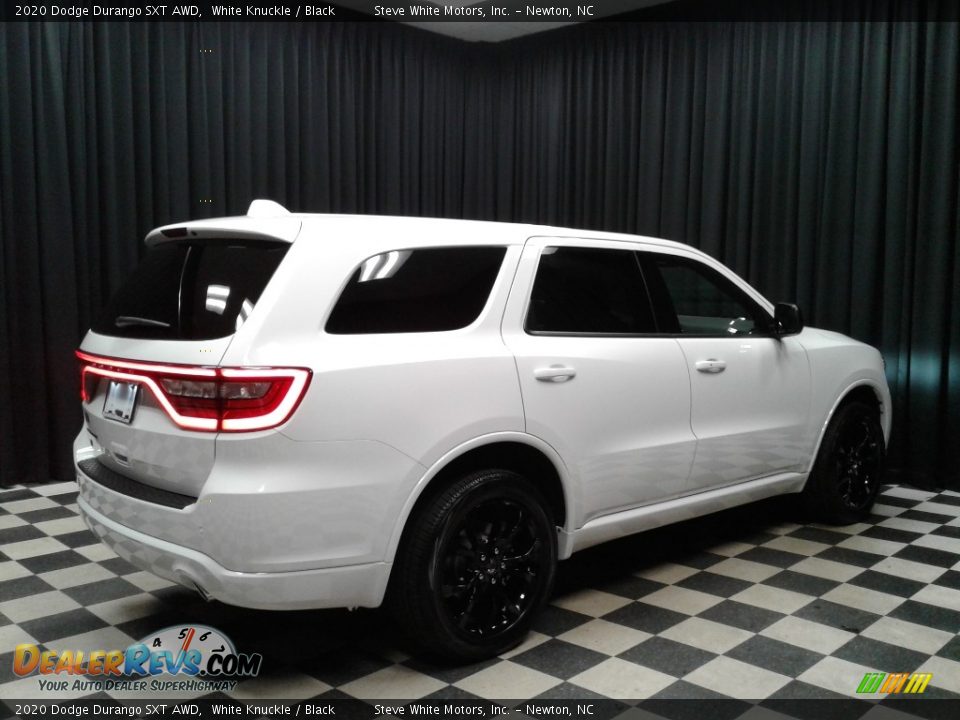 2020 Dodge Durango SXT AWD White Knuckle / Black Photo #6