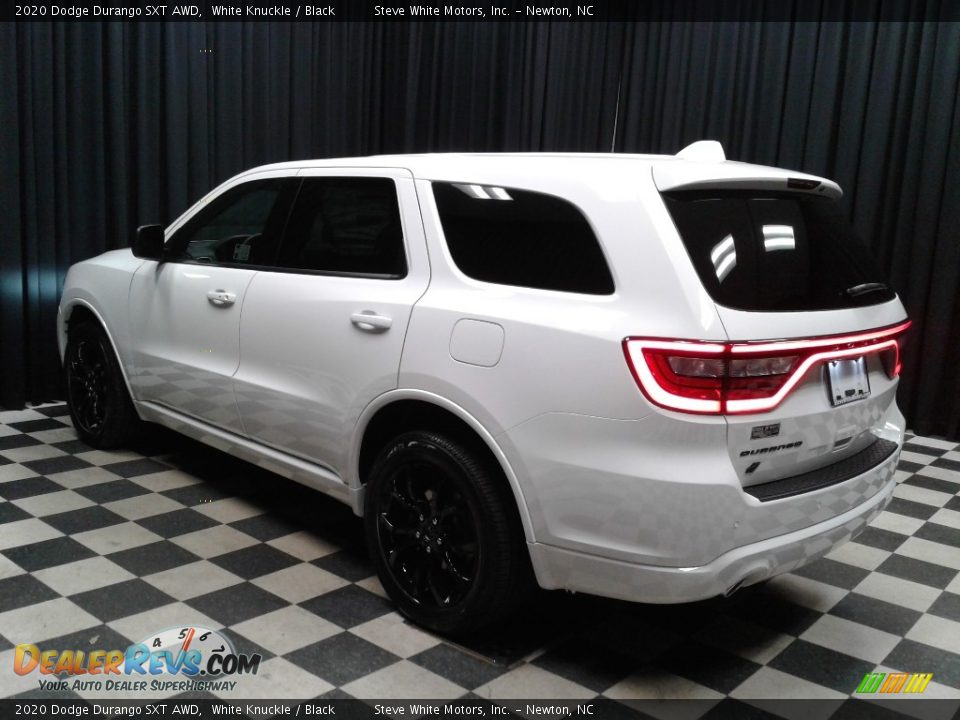 2020 Dodge Durango SXT AWD White Knuckle / Black Photo #8