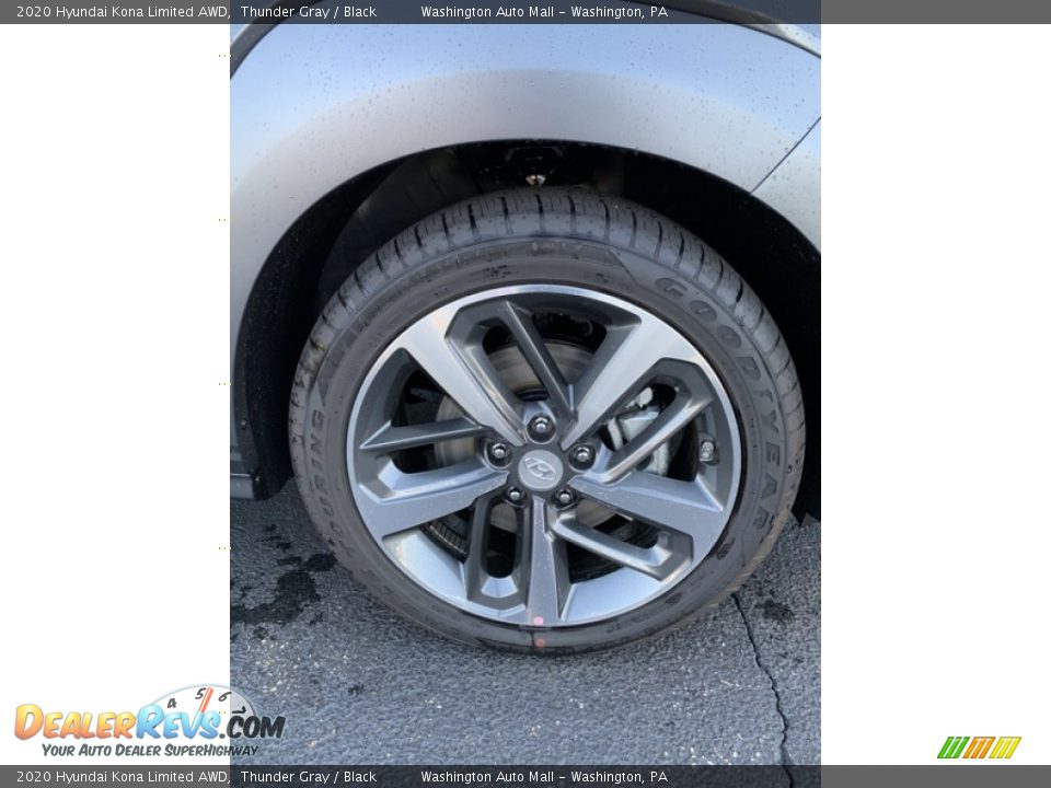 2020 Hyundai Kona Limited AWD Thunder Gray / Black Photo #31