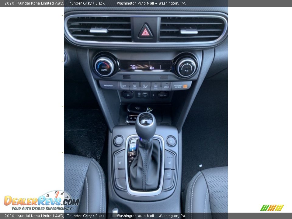 2020 Hyundai Kona Limited AWD Thunder Gray / Black Photo #35