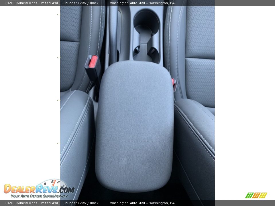 2020 Hyundai Kona Limited AWD Thunder Gray / Black Photo #36