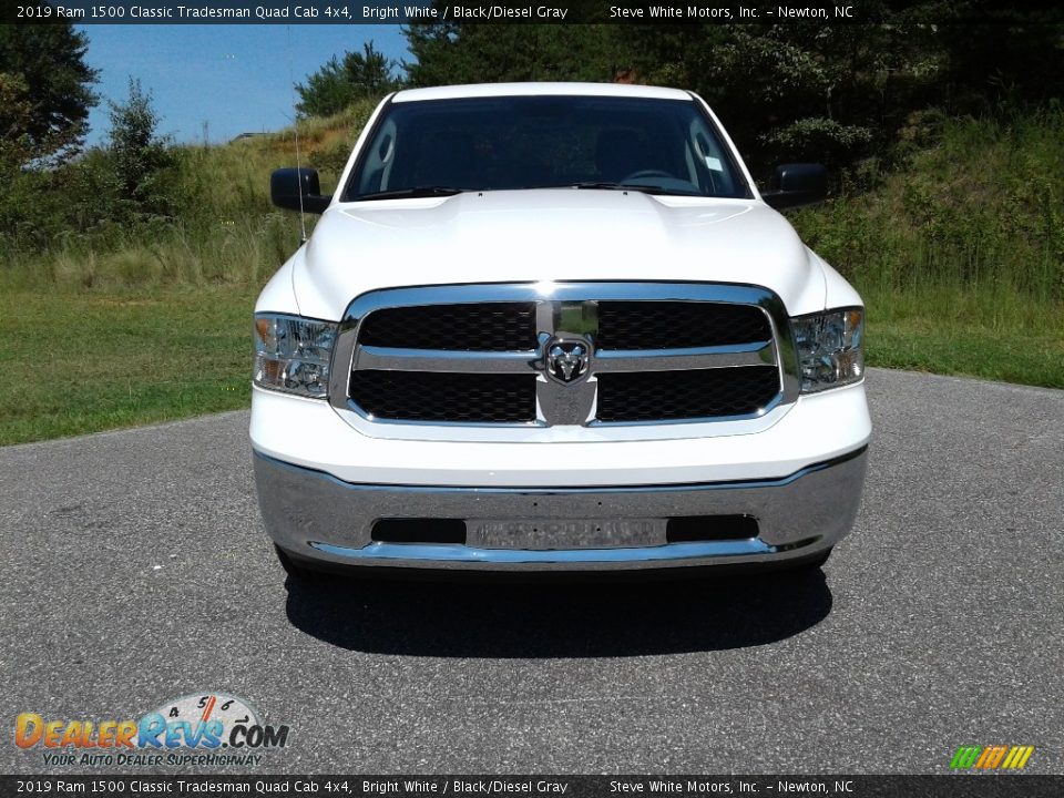 2019 Ram 1500 Classic Tradesman Quad Cab 4x4 Bright White / Black/Diesel Gray Photo #3