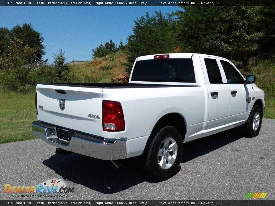 2019 Ram 1500 Classic Tradesman Quad Cab 4x4 Bright White / Black/Diesel Gray Photo #6