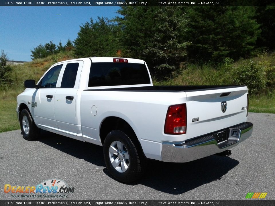 2019 Ram 1500 Classic Tradesman Quad Cab 4x4 Bright White / Black/Diesel Gray Photo #8