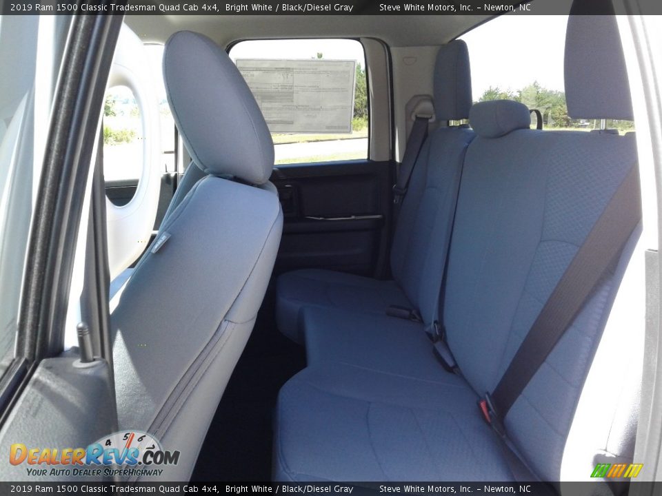 2019 Ram 1500 Classic Tradesman Quad Cab 4x4 Bright White / Black/Diesel Gray Photo #11