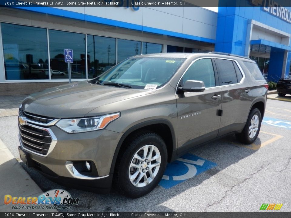 2020 Chevrolet Traverse LT AWD Stone Gray Metallic / Jet Black Photo #1