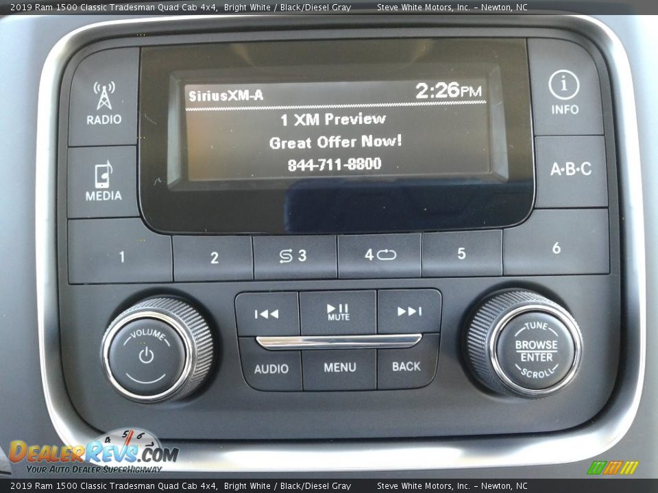 2019 Ram 1500 Classic Tradesman Quad Cab 4x4 Bright White / Black/Diesel Gray Photo #19