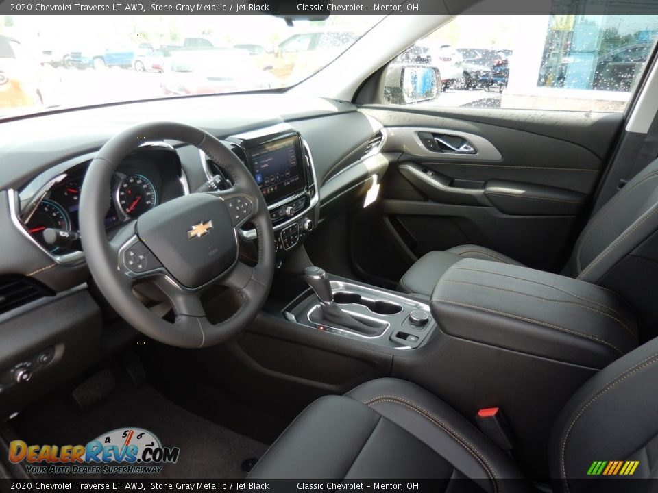 Jet Black Interior - 2020 Chevrolet Traverse LT AWD Photo #6
