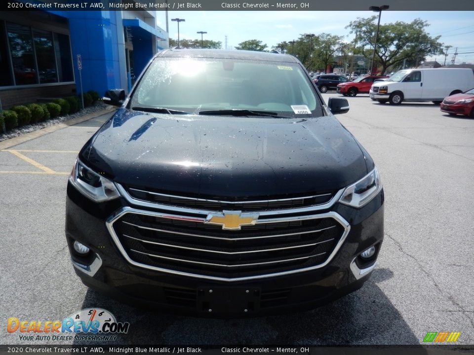 2020 Chevrolet Traverse LT AWD Midnight Blue Metallic / Jet Black Photo #2