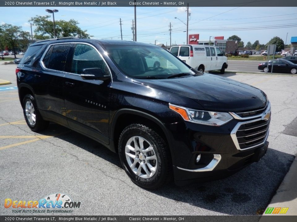 2020 Chevrolet Traverse LT Midnight Blue Metallic / Jet Black Photo #3