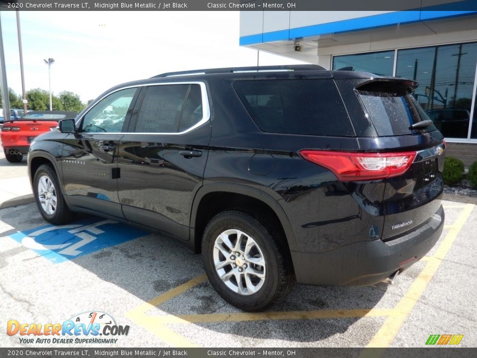 2020 Chevrolet Traverse LT Midnight Blue Metallic / Jet Black Photo #5