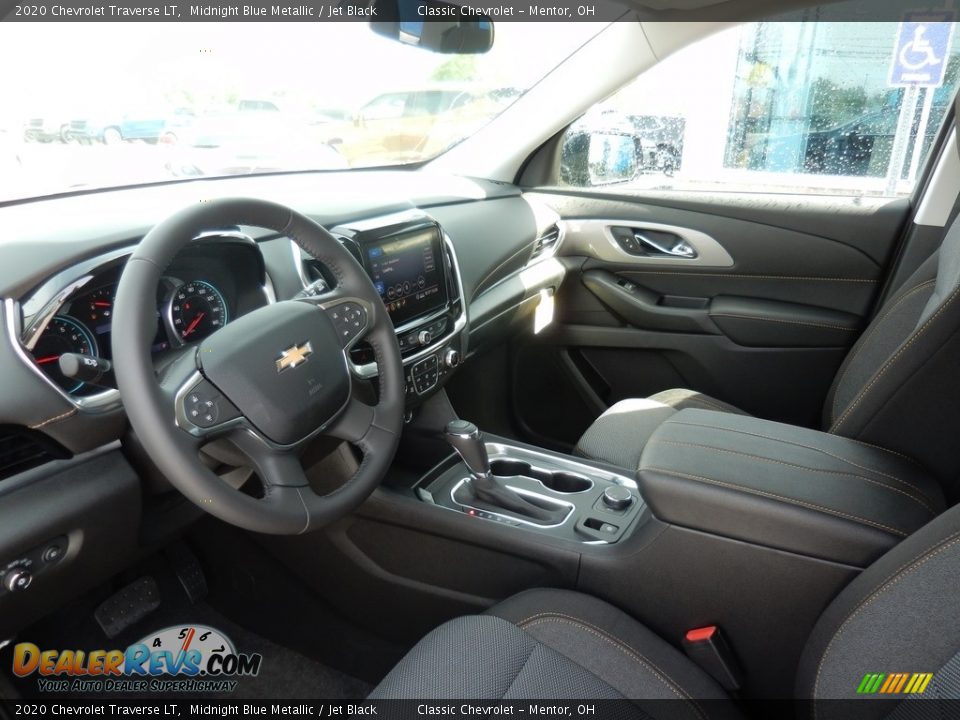 2020 Chevrolet Traverse LT Midnight Blue Metallic / Jet Black Photo #6
