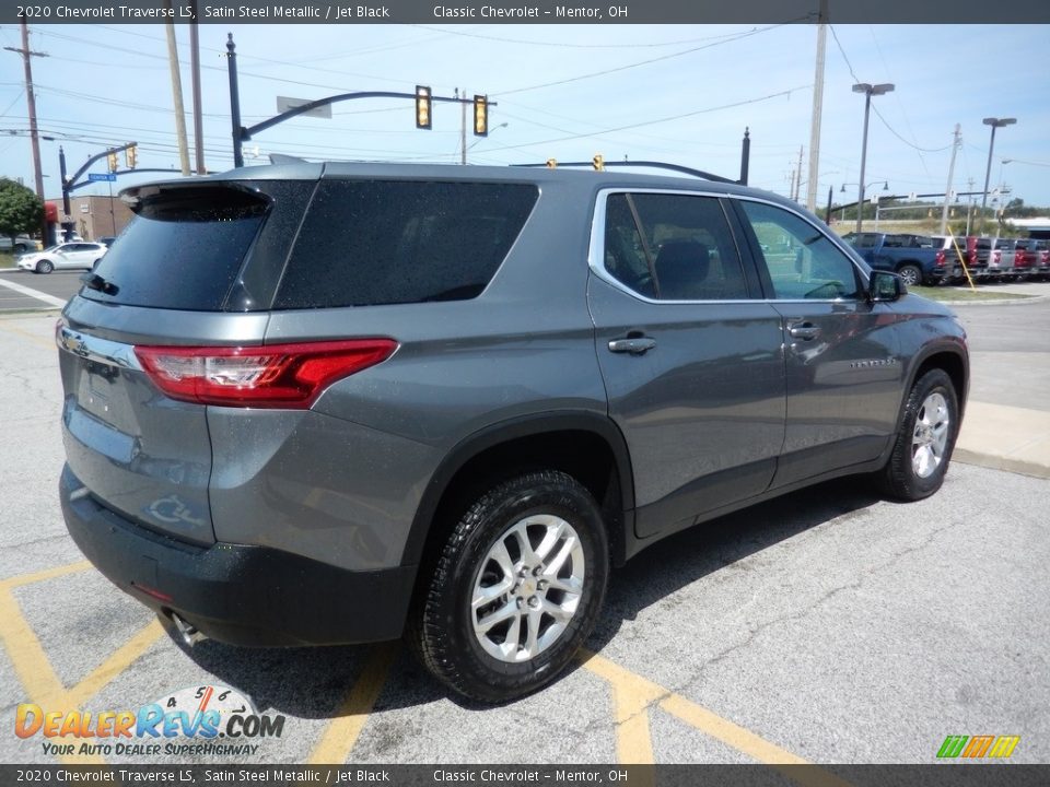 2020 Chevrolet Traverse LS Satin Steel Metallic / Jet Black Photo #4