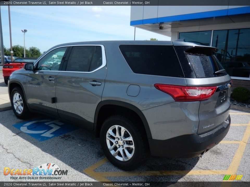 2020 Chevrolet Traverse LS Satin Steel Metallic / Jet Black Photo #5