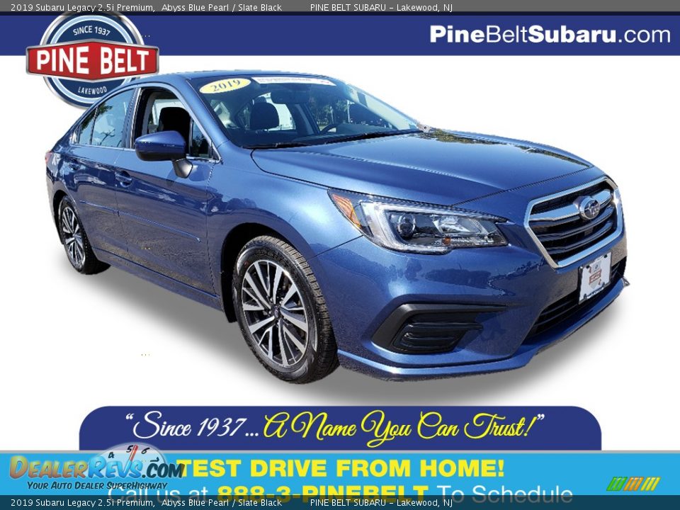 2019 Subaru Legacy 2.5i Premium Abyss Blue Pearl / Slate Black Photo #1