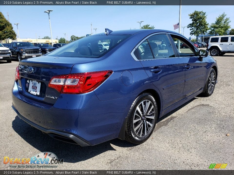 2019 Subaru Legacy 2.5i Premium Abyss Blue Pearl / Slate Black Photo #7