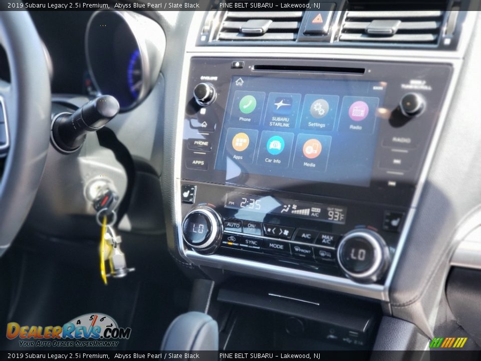 2019 Subaru Legacy 2.5i Premium Abyss Blue Pearl / Slate Black Photo #14