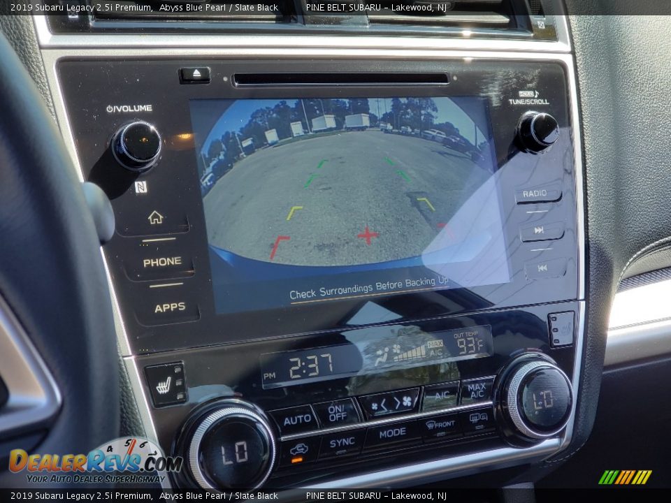 2019 Subaru Legacy 2.5i Premium Abyss Blue Pearl / Slate Black Photo #29