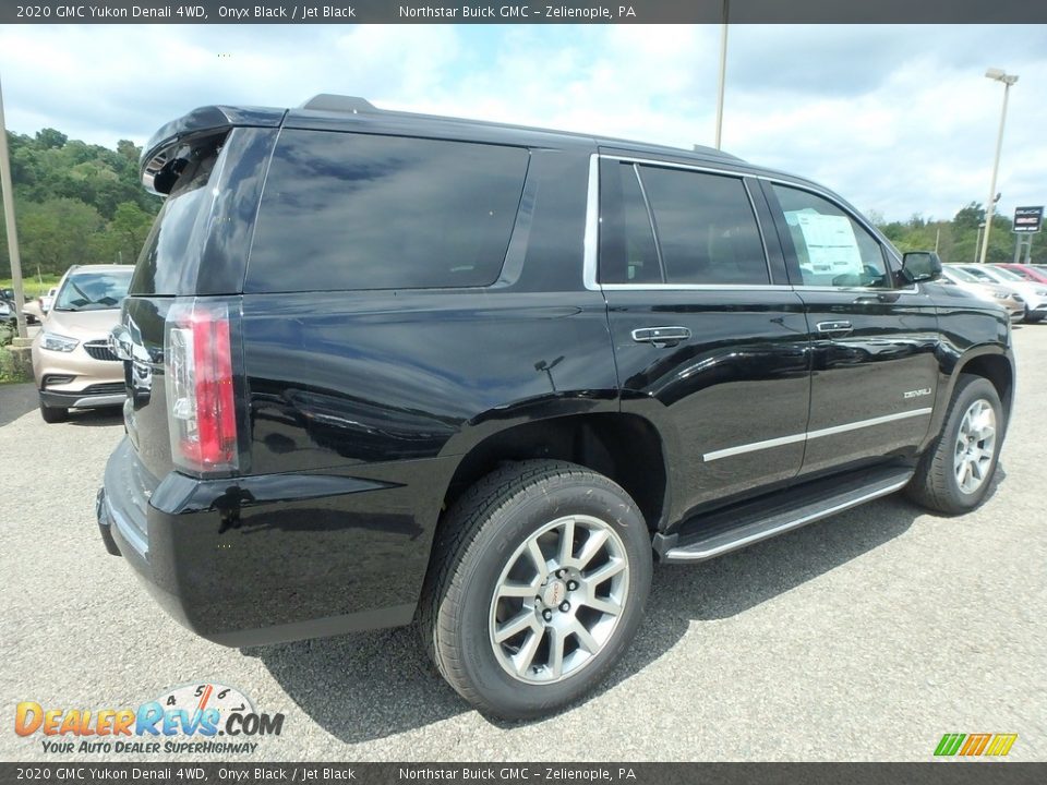2020 GMC Yukon Denali 4WD Onyx Black / Jet Black Photo #5