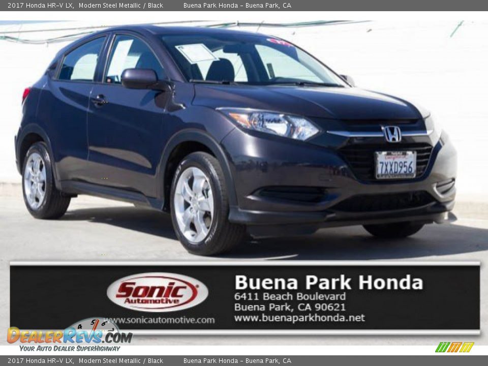 2017 Honda HR-V LX Modern Steel Metallic / Black Photo #1