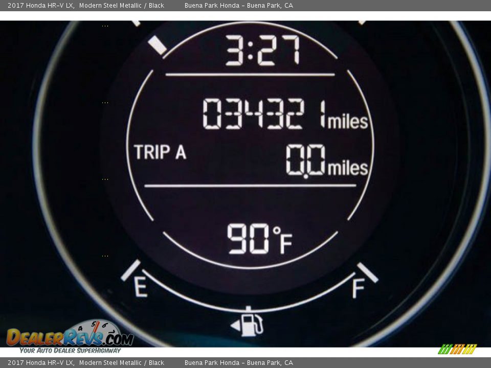 2017 Honda HR-V LX Modern Steel Metallic / Black Photo #6