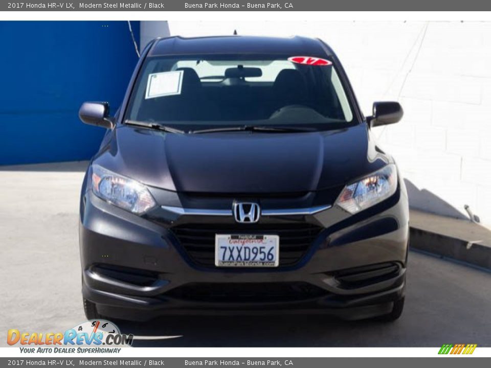 2017 Honda HR-V LX Modern Steel Metallic / Black Photo #7