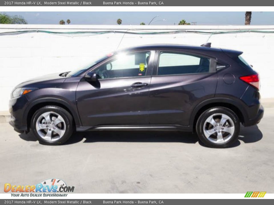 2017 Honda HR-V LX Modern Steel Metallic / Black Photo #10