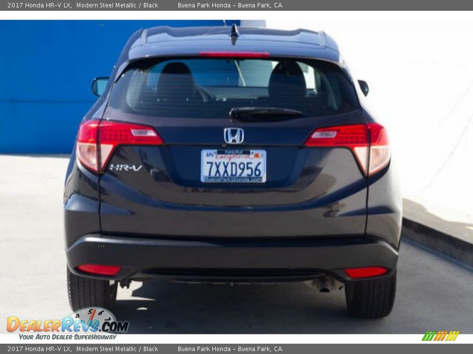 2017 Honda HR-V LX Modern Steel Metallic / Black Photo #11