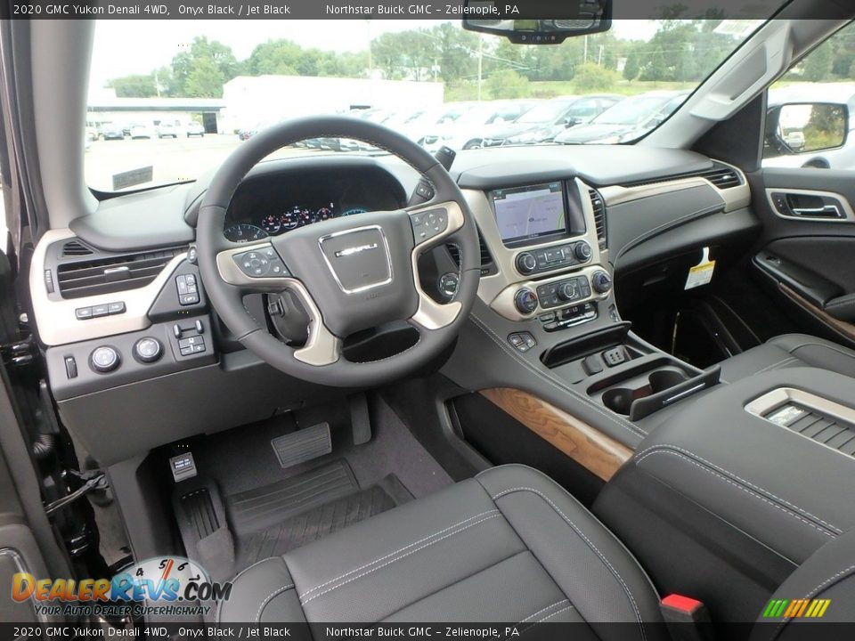 Jet Black Interior - 2020 GMC Yukon Denali 4WD Photo #15