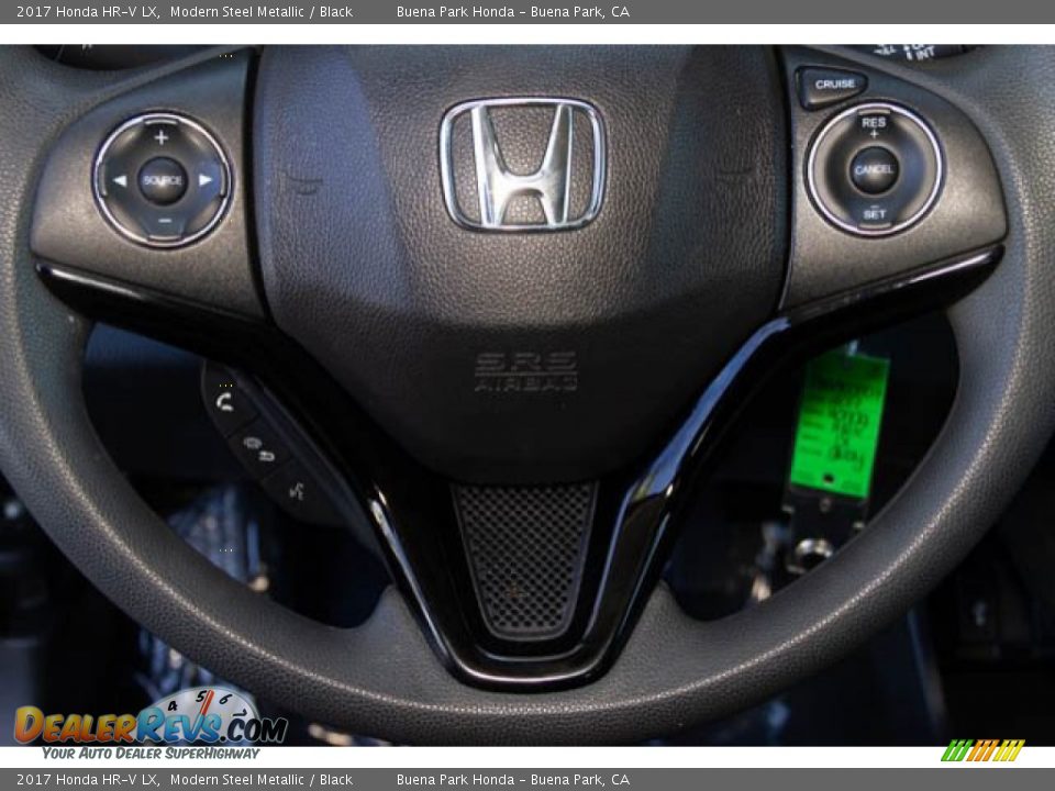 2017 Honda HR-V LX Modern Steel Metallic / Black Photo #15