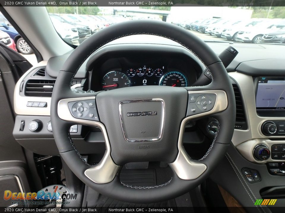 2020 GMC Yukon Denali 4WD Onyx Black / Jet Black Photo #18