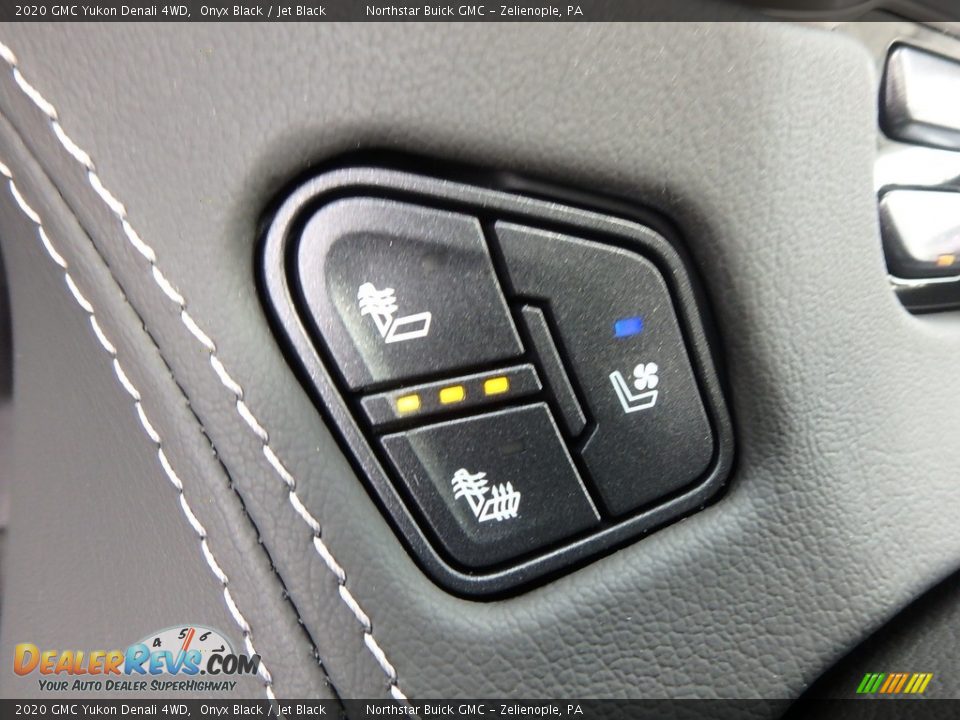 2020 GMC Yukon Denali 4WD Onyx Black / Jet Black Photo #19