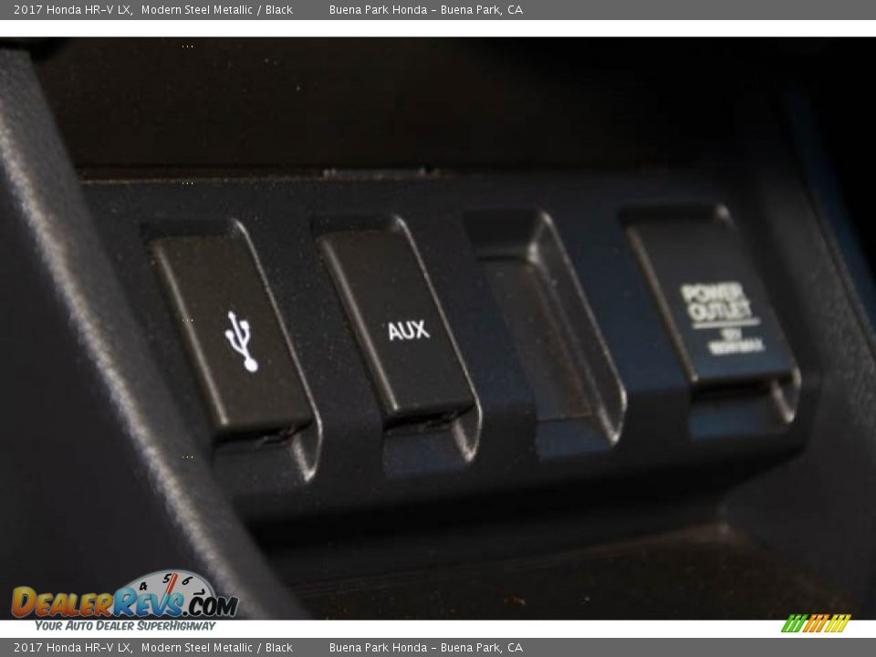 2017 Honda HR-V LX Modern Steel Metallic / Black Photo #16