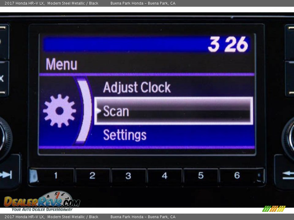 2017 Honda HR-V LX Modern Steel Metallic / Black Photo #24