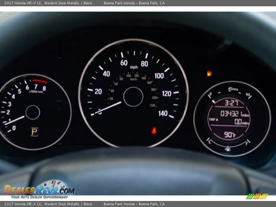 2017 Honda HR-V LX Modern Steel Metallic / Black Photo #26