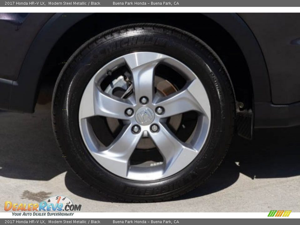 2017 Honda HR-V LX Modern Steel Metallic / Black Photo #33