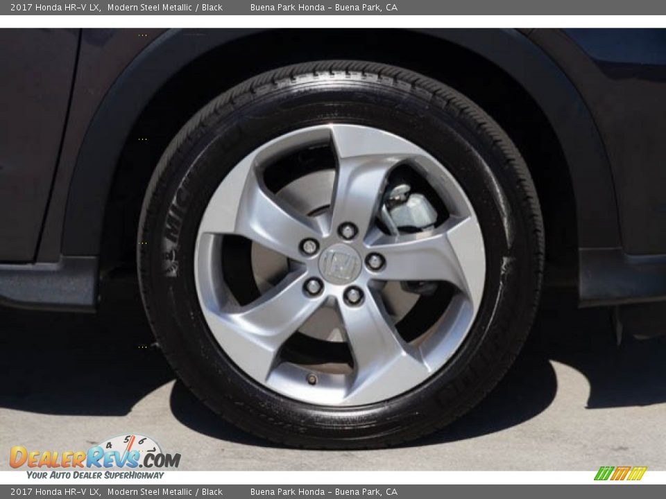 2017 Honda HR-V LX Modern Steel Metallic / Black Photo #34