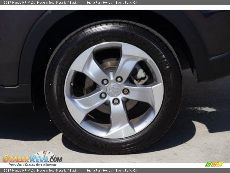 2017 Honda HR-V LX Modern Steel Metallic / Black Photo #35