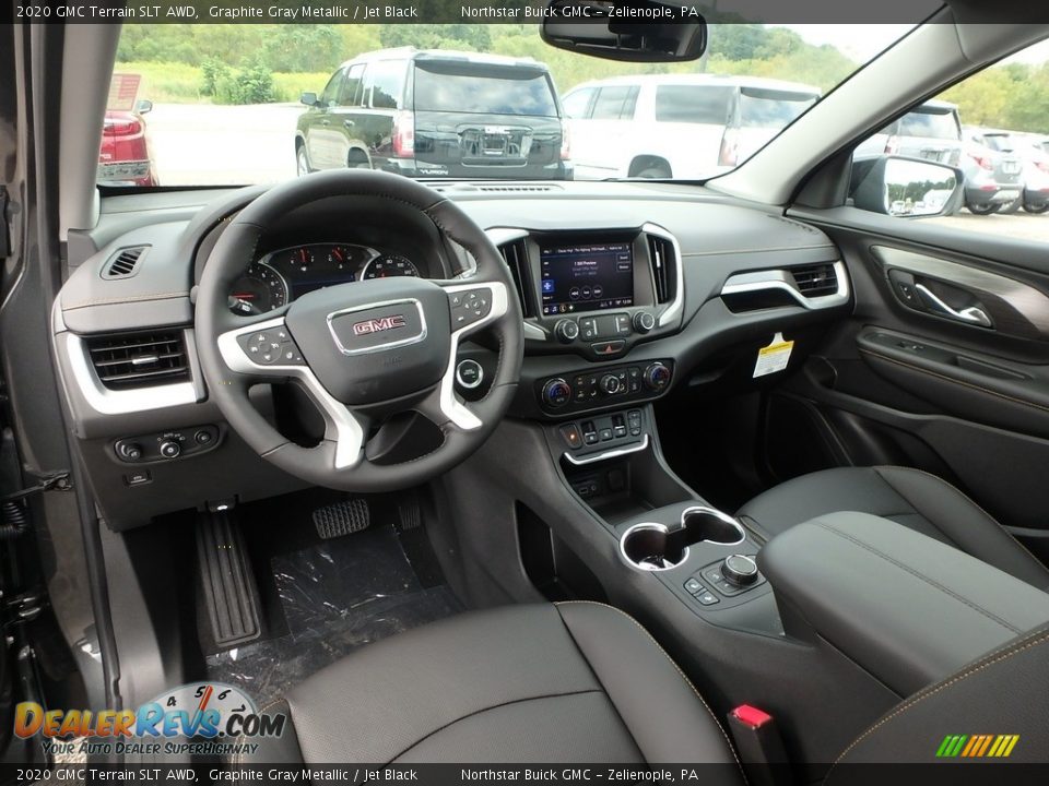 Jet Black Interior - 2020 GMC Terrain SLT AWD Photo #14
