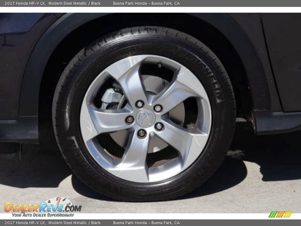 2017 Honda HR-V LX Modern Steel Metallic / Black Photo #36