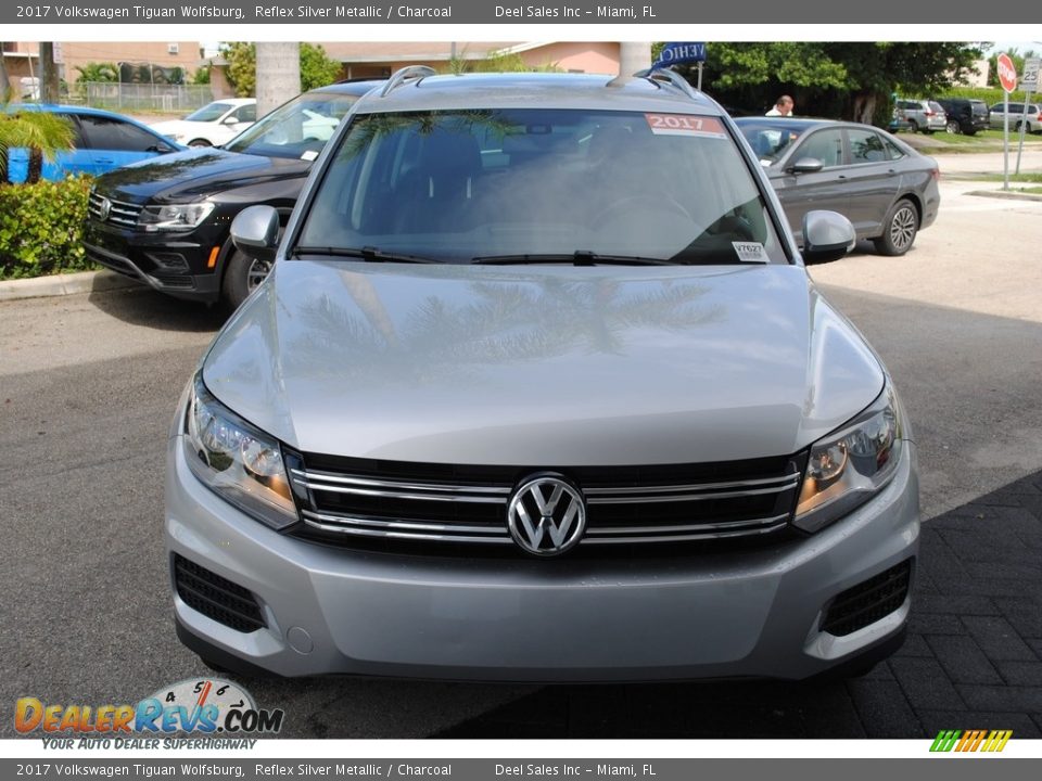2017 Volkswagen Tiguan Wolfsburg Reflex Silver Metallic / Charcoal Photo #3