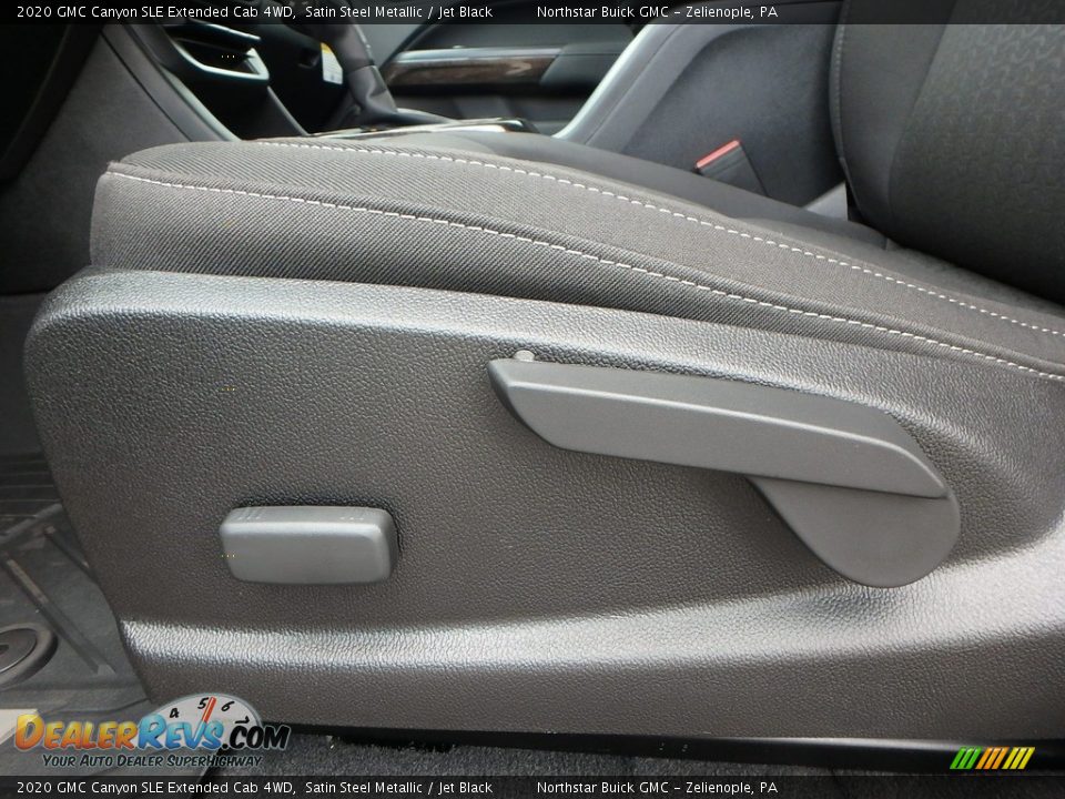 2020 GMC Canyon SLE Extended Cab 4WD Satin Steel Metallic / Jet Black Photo #11