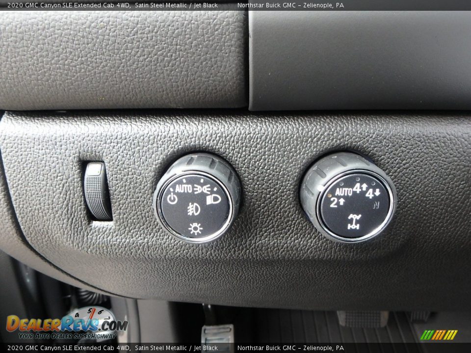 2020 GMC Canyon SLE Extended Cab 4WD Satin Steel Metallic / Jet Black Photo #12