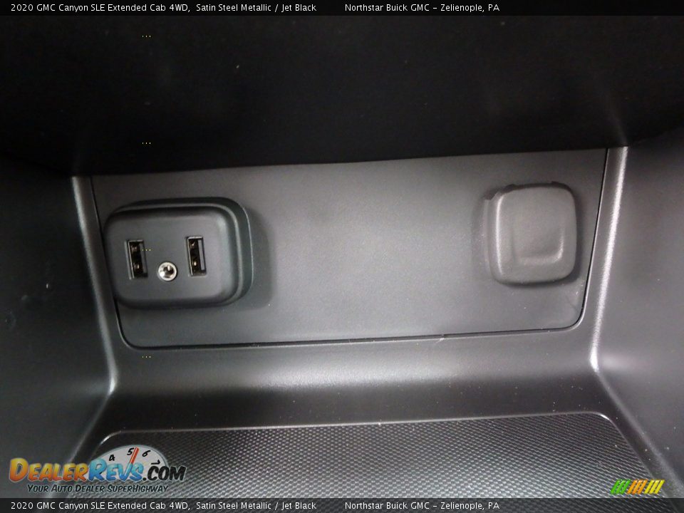 2020 GMC Canyon SLE Extended Cab 4WD Satin Steel Metallic / Jet Black Photo #20