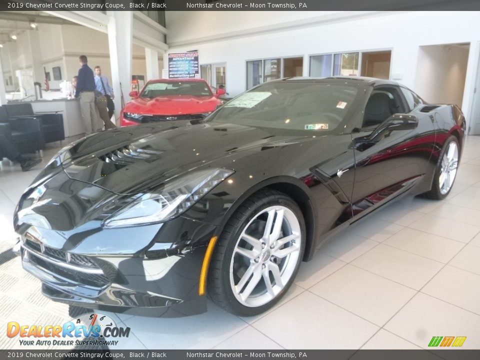 2019 Chevrolet Corvette Stingray Coupe Black / Black Photo #2